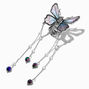 Silver Butterfly Dangle Hair Claw,