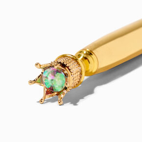 Gold Jeweled Crown Pen,