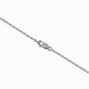 ICING Select Sterling Silver 1/20 ct. tw. Lab Grown Diamond Pav&eacute; Heart Lock Pendant Necklace,