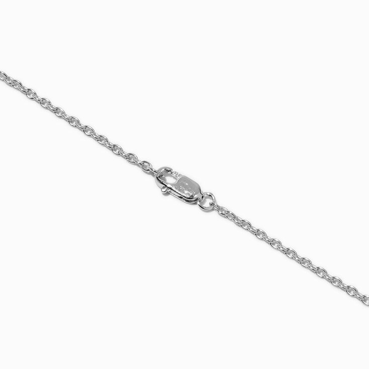 Icing Select Sterling Silver 1/20 ct. tw. Lab Grown Diamond Pav&eacute; Heart Lock Pendant Necklace,