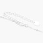 Silver Glow In The Dark Zodiac Spinning Pendant Necklace - Gemini,