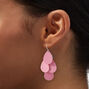 Pink Teardrop 1.5&quot; Drop Earrings ,