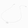 Silver Zodiac Embellished Pendant Necklace - Cancer,