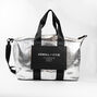 KENDALL + KYLIE Silver Overnight Crossbody Bag,