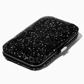 Black Glitter Manicure Kit,