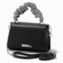 Bling Handle Black Crossbody Bag,