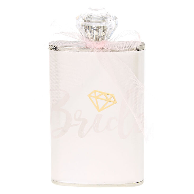 Pearl White Bride Flask,
