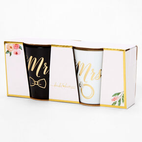 Wedding Party &quot;Mr.&quot; &amp; &quot;Mrs.&quot; Shot Glass Set - 2 Pack,