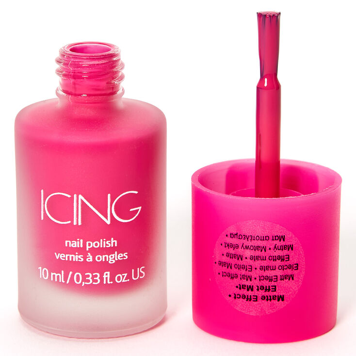 Matte Nail Polish - Neon Pink,