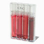 Red Glitter Lip Gloss Set - 4 Pack,