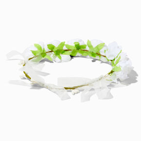 White Flower Crown,