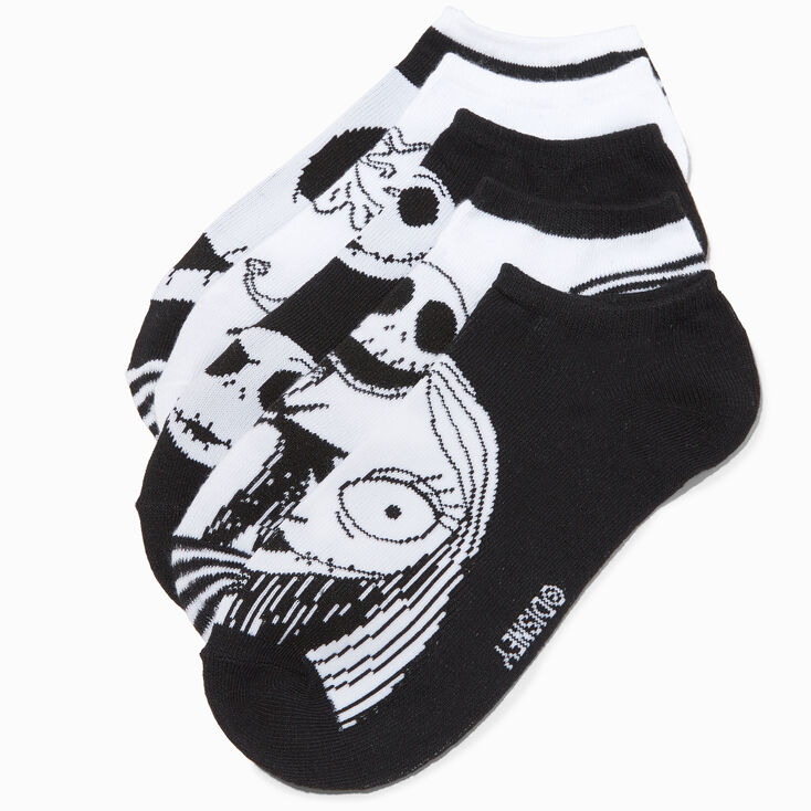 The Nightmare Before Christmas No Show Ankle Socks - 5 Pack,