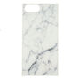 Marble Square Phone Case - White,