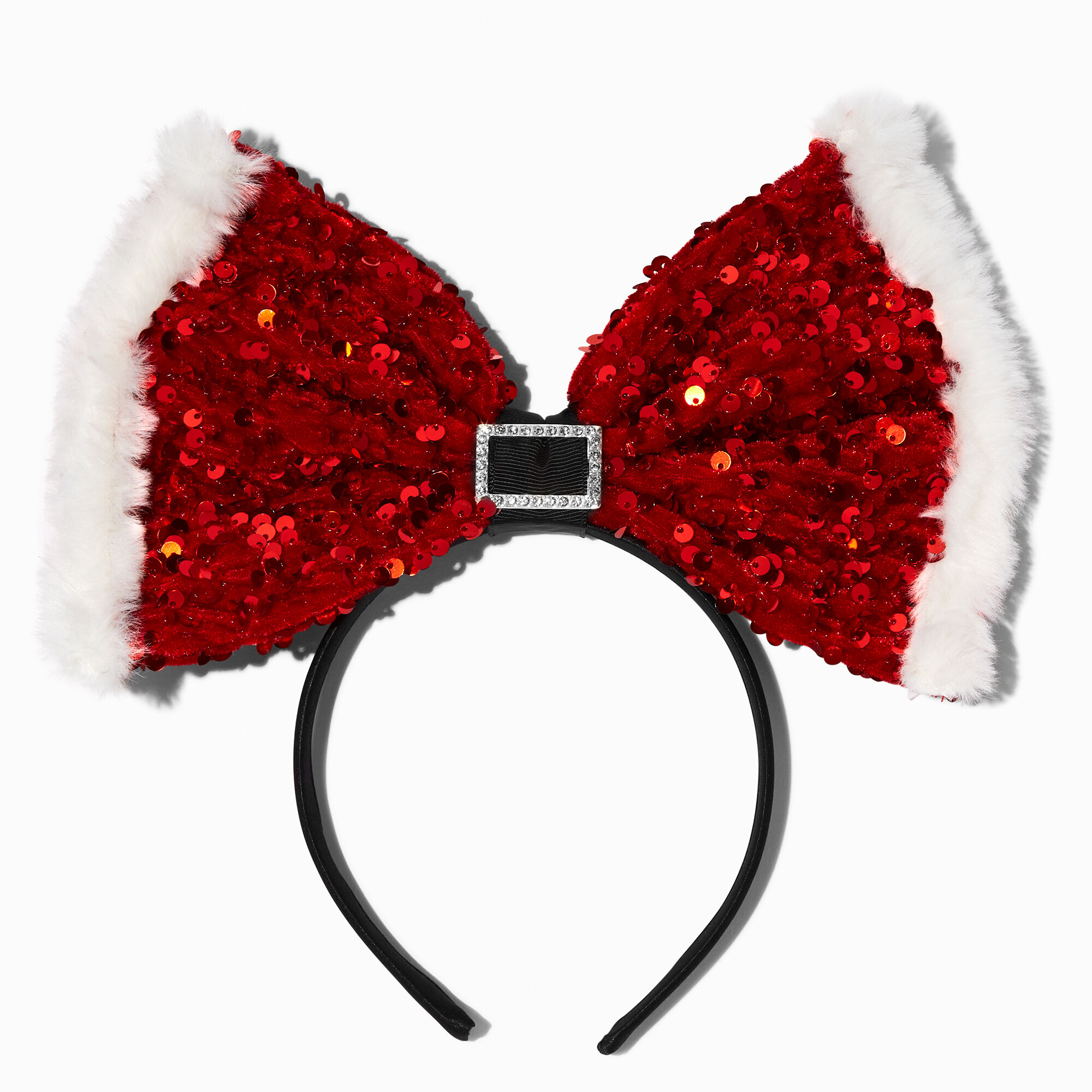 Santa s Suit Sequin Bow Headband Icing US