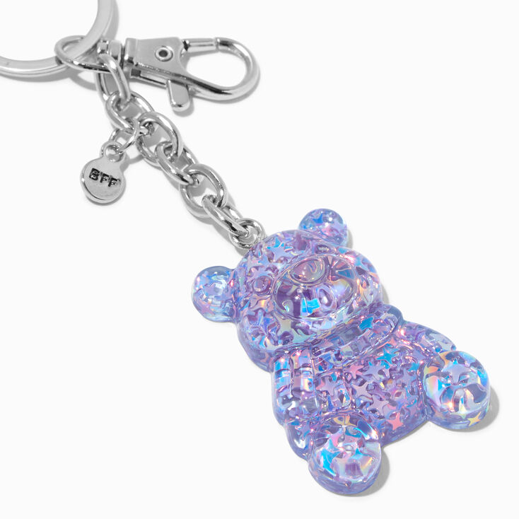 Gummy Teddy Bear Backpack Clip Keychains