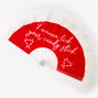 Christmas Oversized Candy Cane Folding Fan - Red,