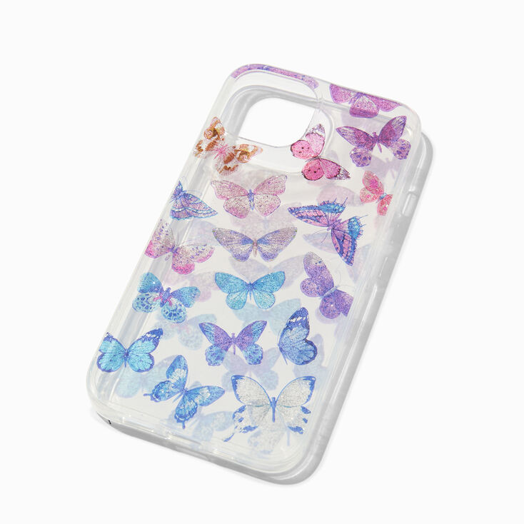 Glittery Butterflies Phone Case - Fits iPhone&reg; 13/14,