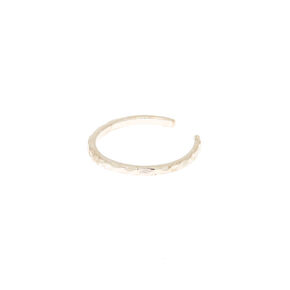 Sterling Silver Textured Toe Ring,