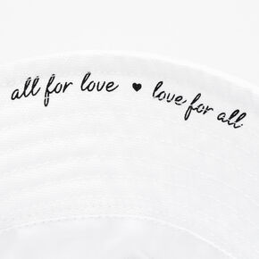 All For Love Bucket Hat - White,