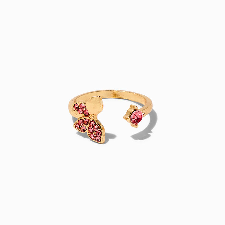 Gold-tone Crystal 25MM Hoop Earrings Stack - 3 Pack,