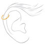 Gold Sterling Silver 10MM Cartilage Hoop Earring,