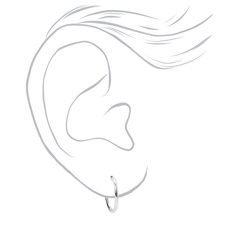Silver Daisy, Bee, &amp; Butterfly Mixed Earrings - 9 Pack,