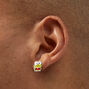 Sterling Silver Hello Kitty&reg; and Friends Keroppi&trade;️ Enamel Stud Earrings,