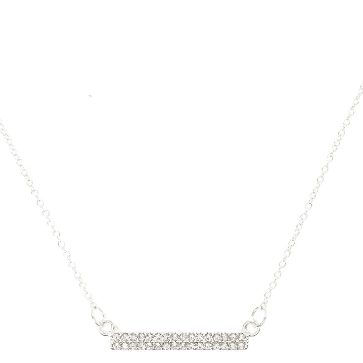 Crystal Bar Necklace,