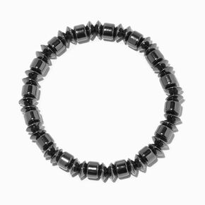 Hematite Beaded Stretch Bracelet,