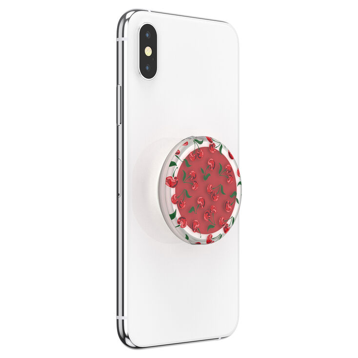 PopSockets&reg; Swappable PopGrip Lips - Cherry,
