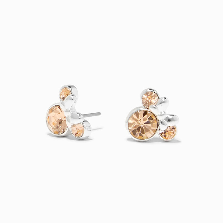&copy;Disney Minnie Mouse Birthstone Sterling Silver Stud Earrings - June,