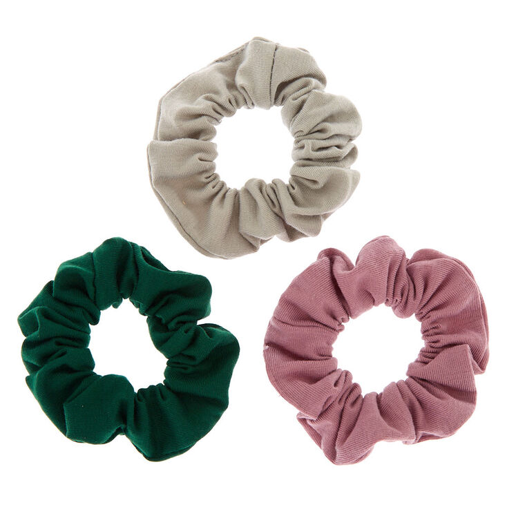 Jewel Toned Hair Scrunchies - 3 Pack,