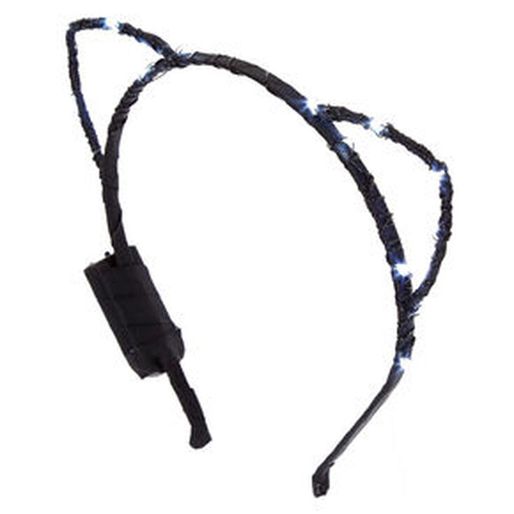 Light Up Cat Ears - Black,