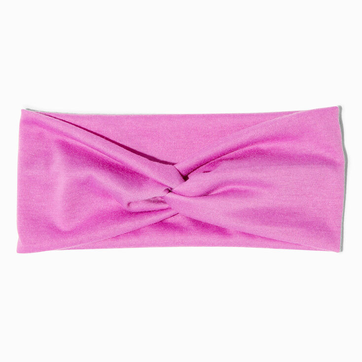 Pink Rose Twisted Headwrap,