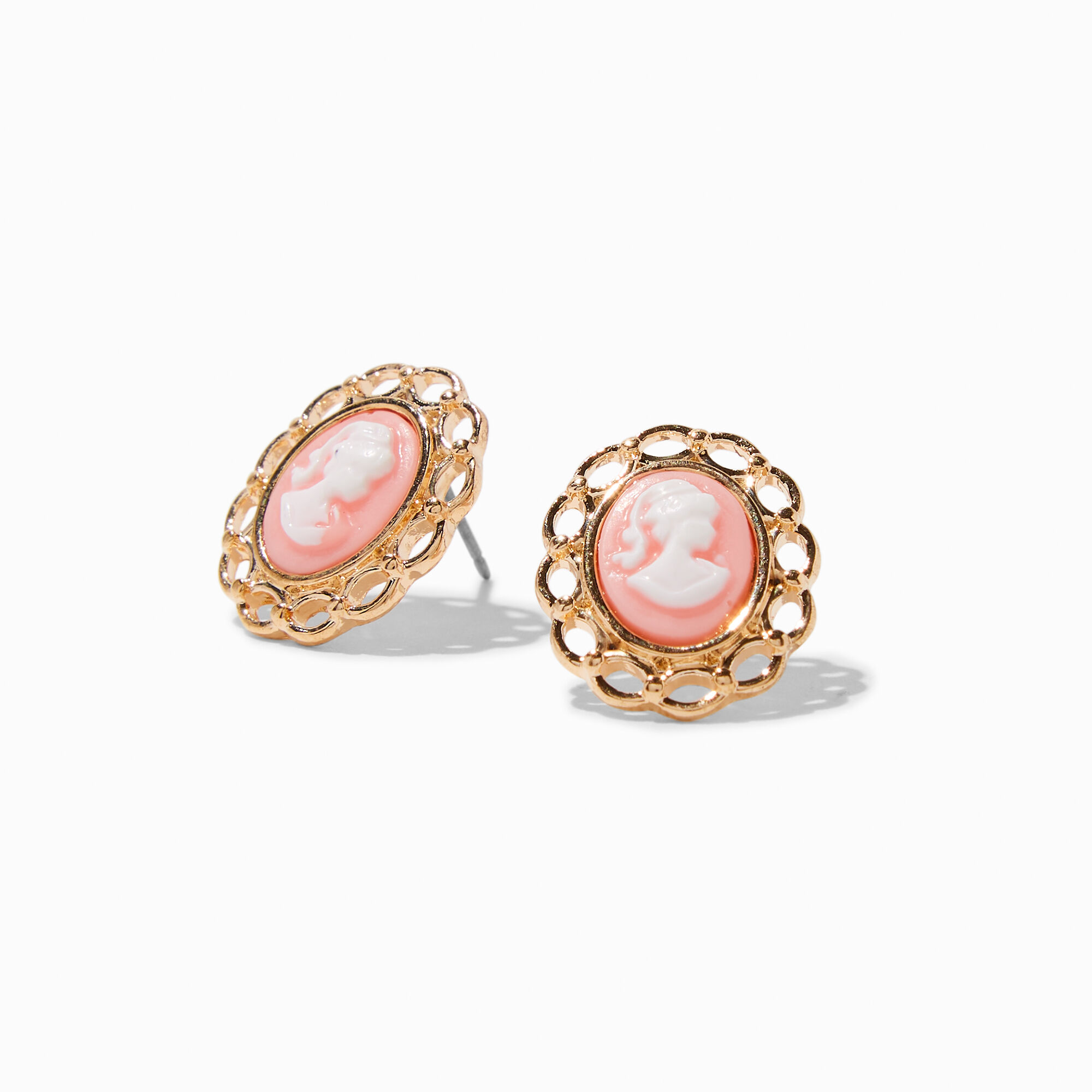 Cameo stud earrings hotsell