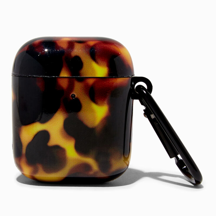 Brown Tortoiseshell Earbud Case Cover - Compatible With Apple AirPods&reg;,