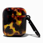 Brown Tortoiseshell Earbud Case Cover - Compatible With Apple AirPods&reg;,