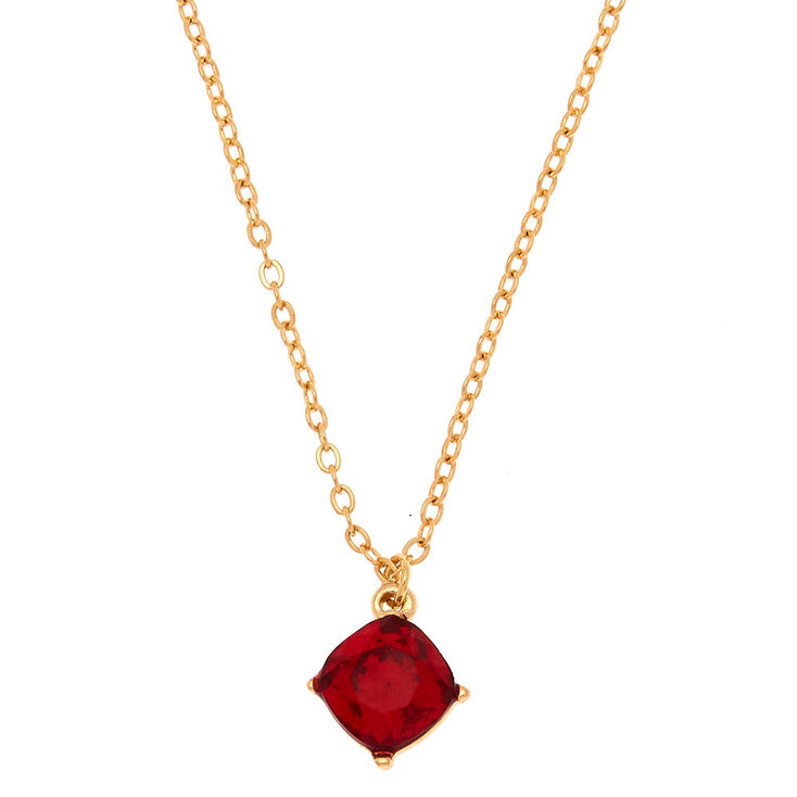 January Birthstone Pendant - Garnet,
