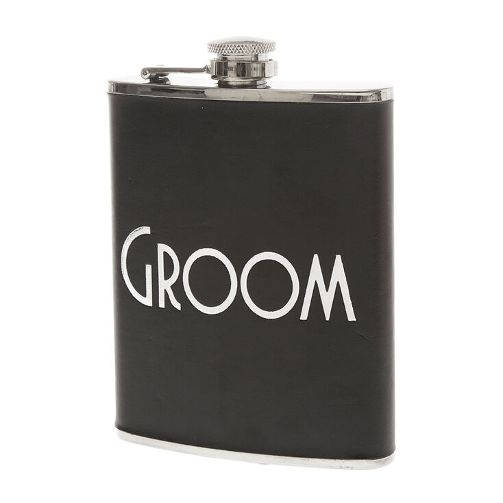 Black Groom Flask,