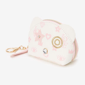 Pink Status Bear Coin Purse,