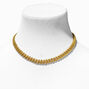 Icing Select 18k Gold Plated Pav&eacute; Cuban Chain Necklace,