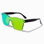 Neon Holographic Lens Shield Sunglasses,
