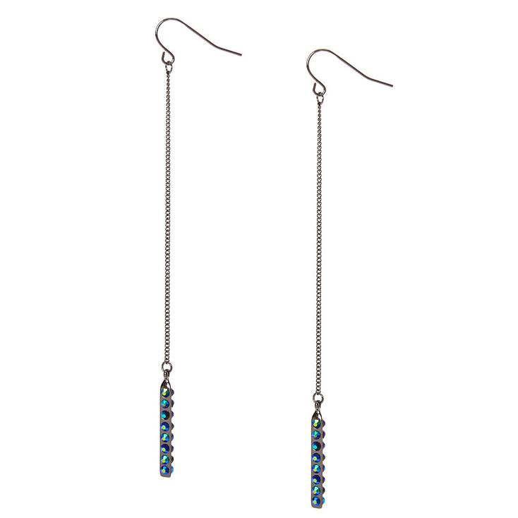 Iridescent Linear Earrings,