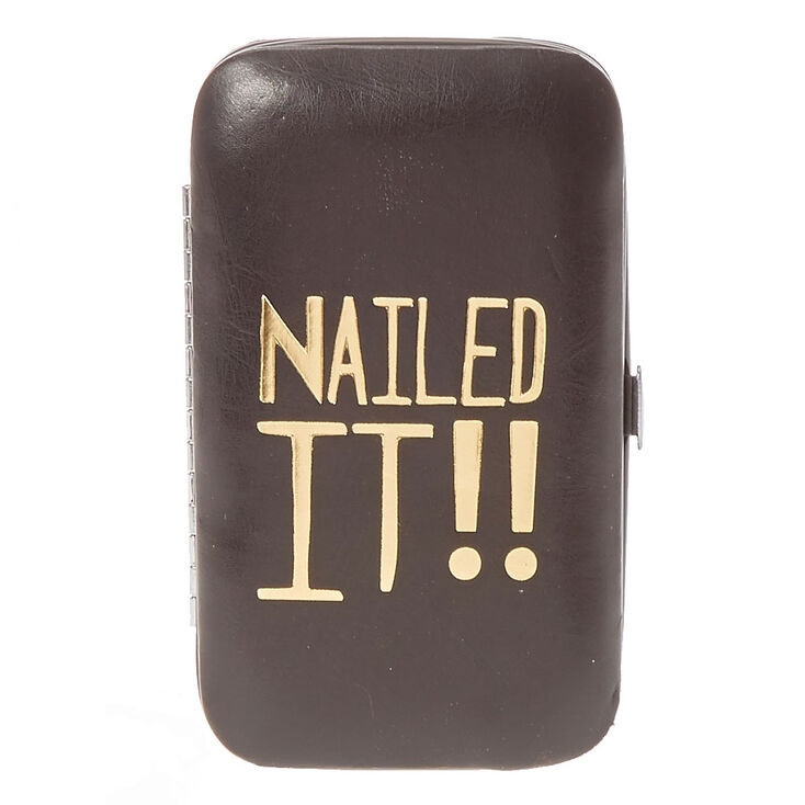 Nailed It Black Manicure Kit,