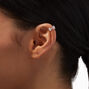 Silver Embellished Daisy Ear Cuff,