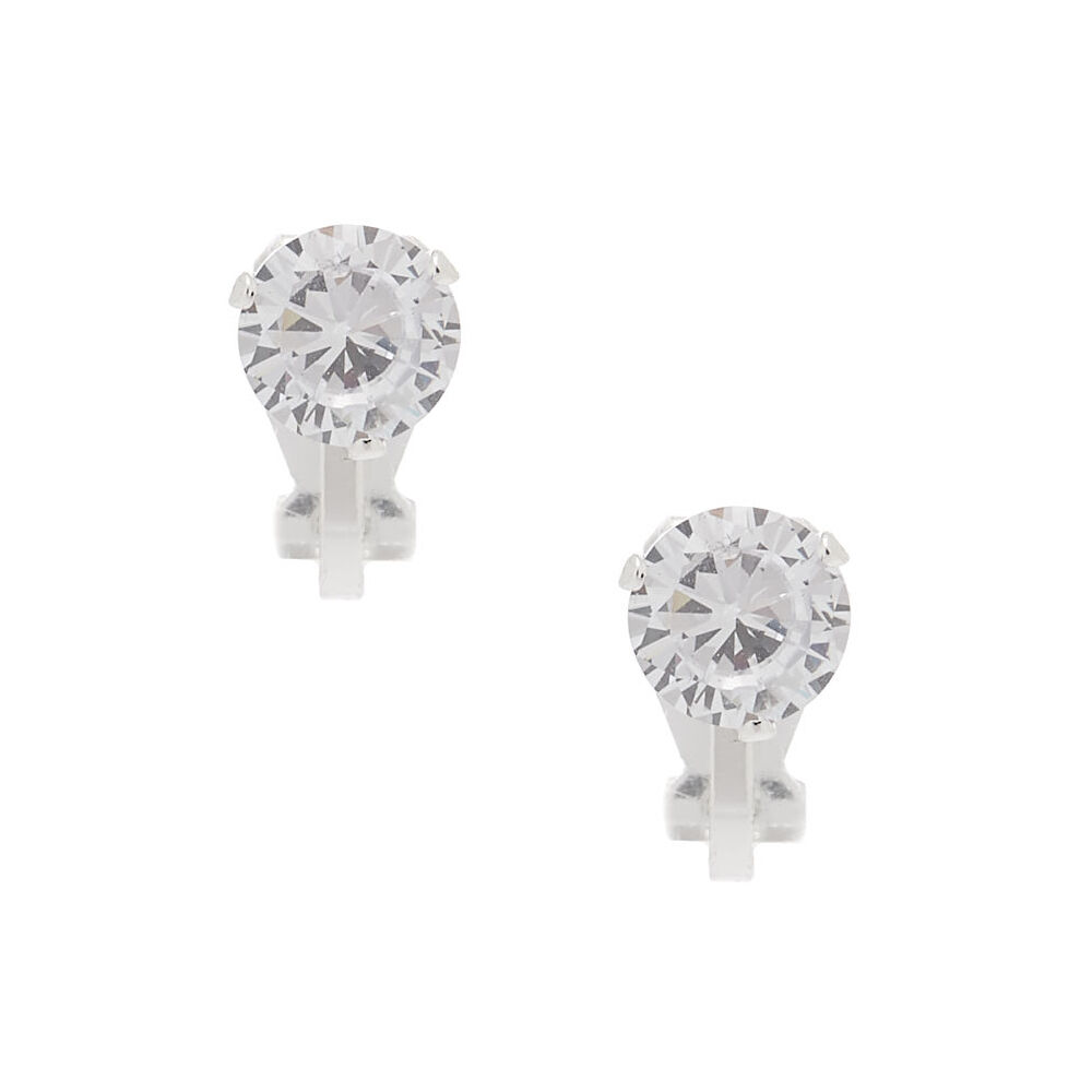 Clip on cubic zirconia earrings shop