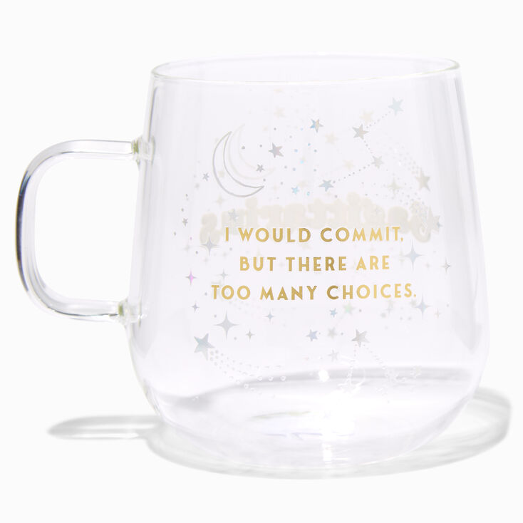 Zodiac Glass Mug - Sagittarius,