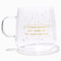 Zodiac Glass Mug - Sagittarius,
