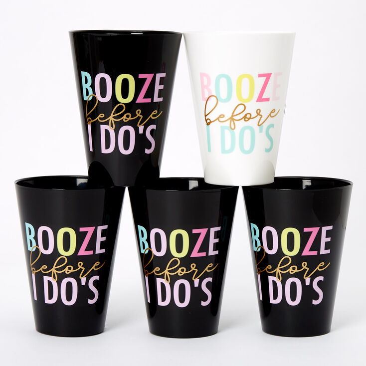 Booze Before I Do's Bachelorette Party Cup Set - 5 Pack,