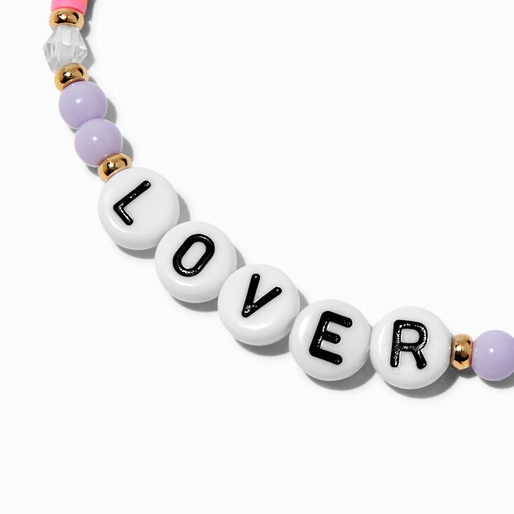 &#39;&#39;Lover&#39;&#39; Beaded Stretch Bracelet,